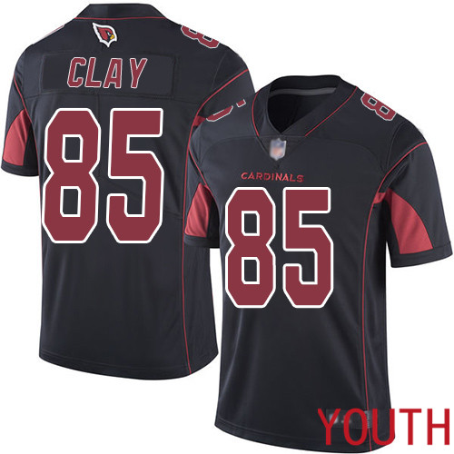 Arizona Cardinals Limited Black Youth Charles Clay Jersey NFL Football 85 Rush Vapor Untouchable